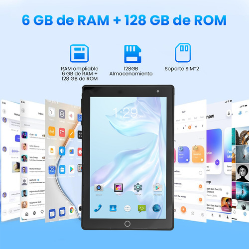 8'' Tablet Android 13 6gb+128gb Octa-core Cámara Dual Wifi