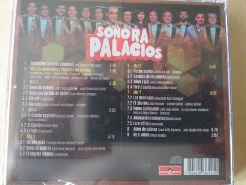 Cd Sonora Palacios - Fiesta De Exitos 2017