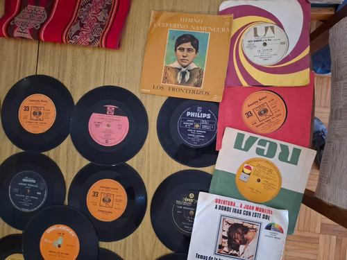 Lote 18 Discos Vinilo 33 45 Simples Favio Vox Dei Alma Vida (Usado)