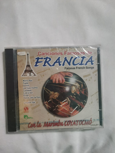 Canciones Famosas De Francia Cd Nuevo Y Sellado 