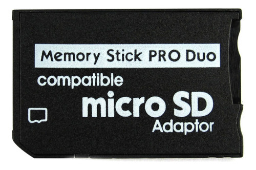 Adaptador De Micro Sd A Memory Stick Pro Duo Para Psp Sony