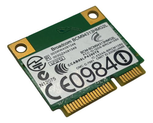Placa Wifi Broadcom Brcm1050 - Bcm94313hmg2l (Usado)