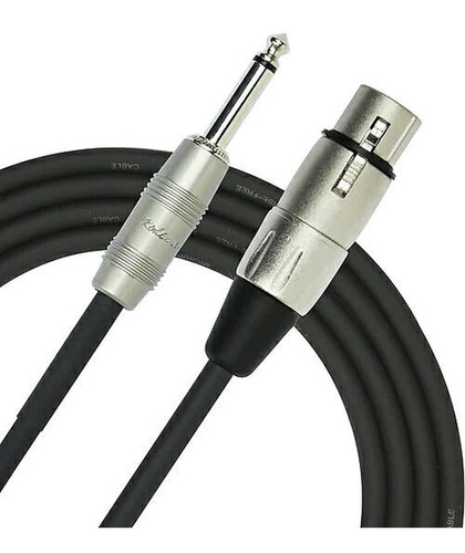 Cable Para Microfono Xlr Hembra A Plug 6.3mm 24 Awg - 3 Mts 