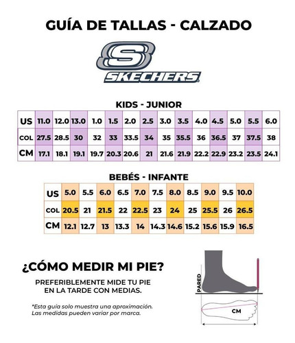 Espolvorear gusto Ambiente Guia De Tallas Skechers Colombia Clearance - deportesinc.com 1688472401