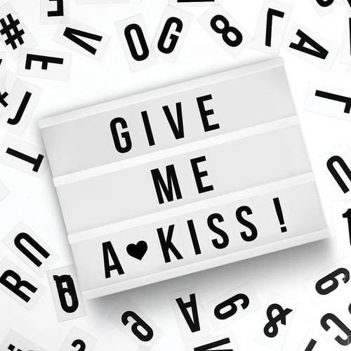 Imagen 3 de 10 de Cartel Luminoso Cine Marquesina Led Letras Grande 30x22cm