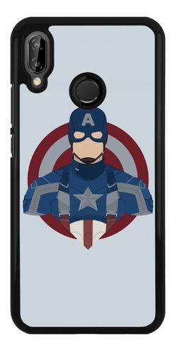 Funda Protector Para Huawei Capitan America Marvel 02