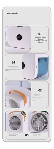 Ventilador Enfriador De Aire Portátil, Humidificador De Aire