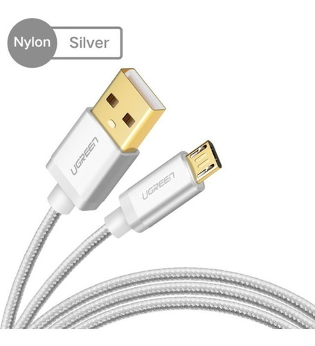 Cable Usb A Micro Usb Carga Rápida 1.5 Metros Nylon Ugreen