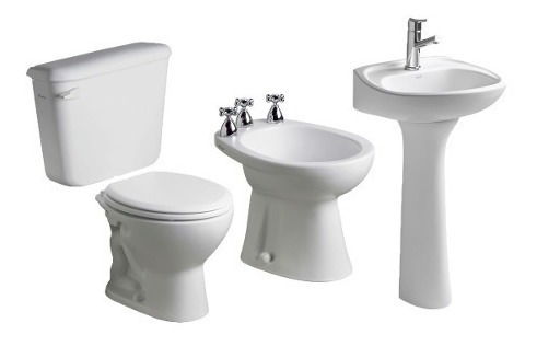 Juego Completo Sanitario Sin Tapa Andina Ferrum Cuotas