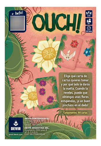 Ouch! Lata Juego De Mesa En Español - Devir