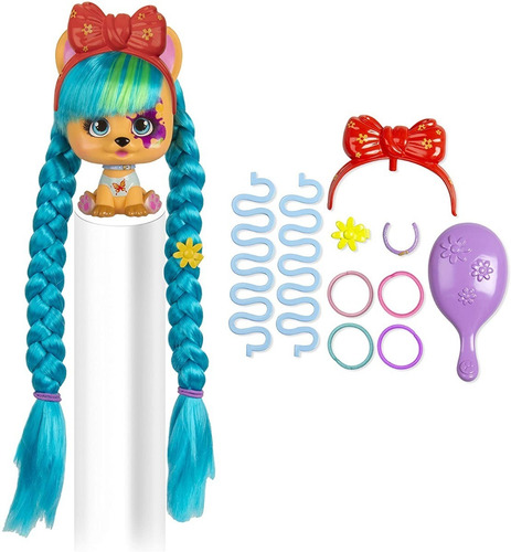 Imagen 2 de 8 de Mascotas Cabello Sorpresa Revelan Muñeca Serie 1 Unidades:1