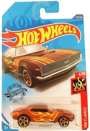 Hot Wheels - 67 Camaro - Hw Flames - Original Mattel - 