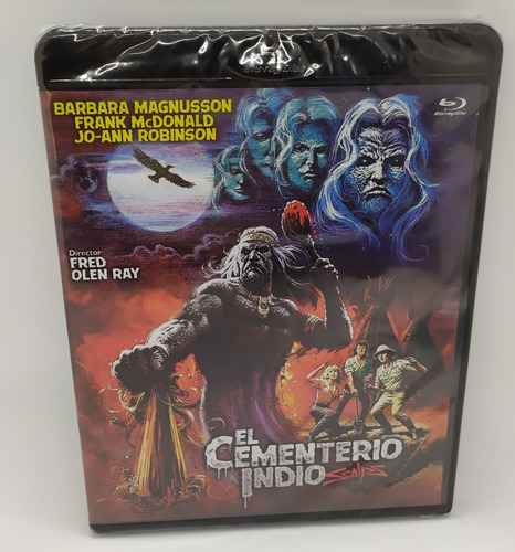 Blu Ray Cementerio Indio Scalps Original Fred Olen Ray 