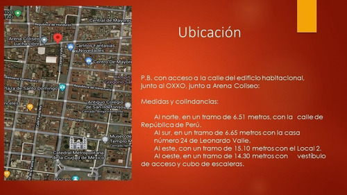 Imagen 3 de 8 de Local Comercial Centro Historico 98m2
