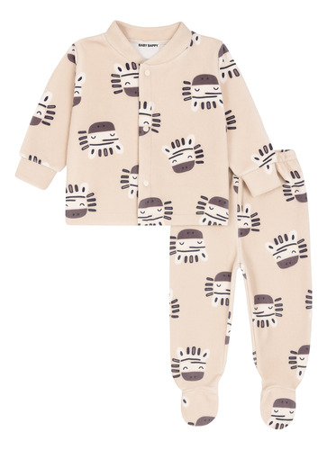 Conjunto Bebe Mimos Rayados - Tienda De Mimos Beige 3-6 M