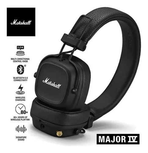 Audífonos Bluetooth Marshall Major Iv Hi Res Negro