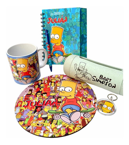 Caja Regalo Los Simpson Personalizado