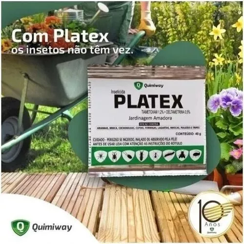 Kit 5 Platex 40g Sache - Quimiway Cochonilhas PuLGões, Lagar