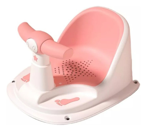 Silla De Ducha O Asiento De Baño Para Bebé Rosado