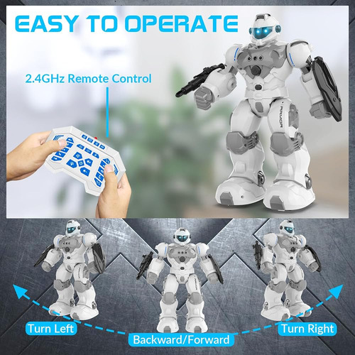 Stemtron Robot Toys Para Niños, Robot De Control Remoto Prog