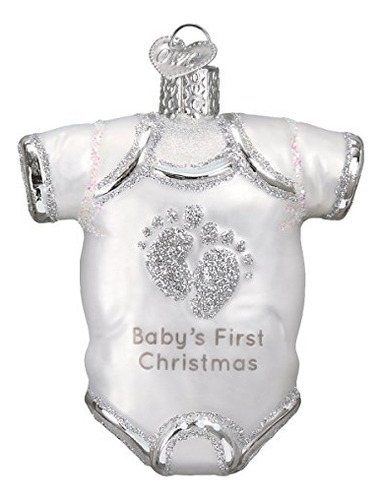 Mono Blanco De La Colección Old World Christmas Baby Collect