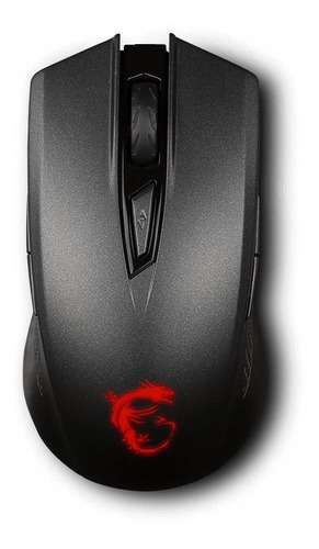 Mouse Ratón P/ Juego Msi Gm40 Gamer Usb Optico Luces Led Rgb Color Negro