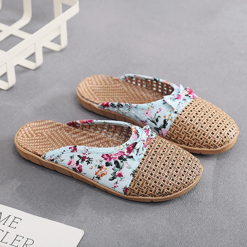 Zapatos Mujer Mariposa Nudo Slip On Slides Indoor Home S 807