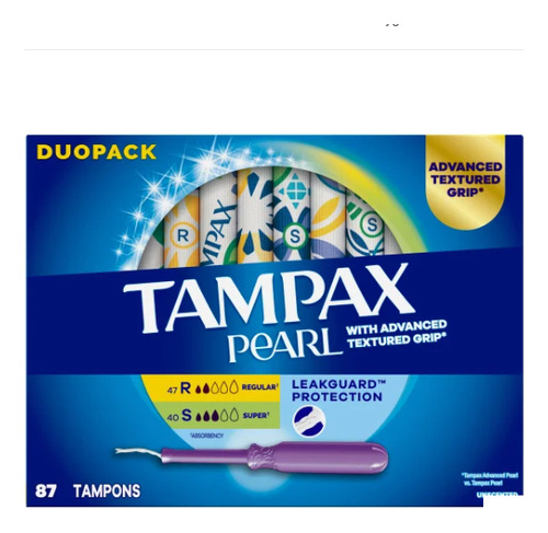 Tampax Pearl Advanced Duopack C/agarre Texteurizado Avanzado
