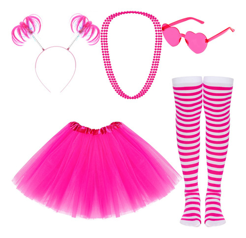 Disfraz De Tutu Para Mujer, Conjunto De Accesorios De Tutu P