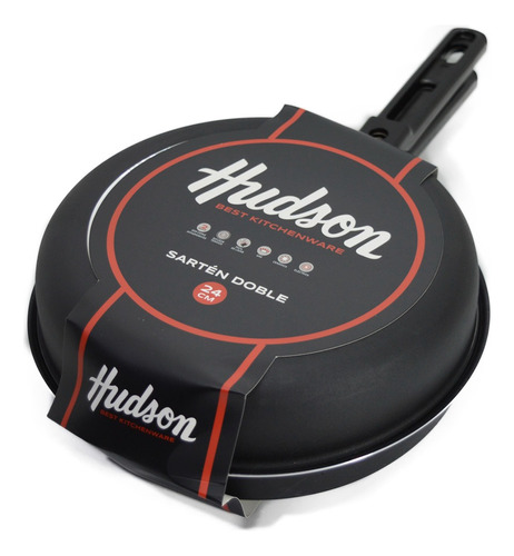  Sarten Doble Hudson Antiadherente 24 Cm Aluminio