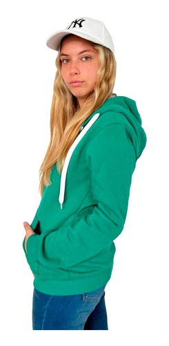 Imagen 2 de 10 de Canguro Malibu Friza Mujer Verde