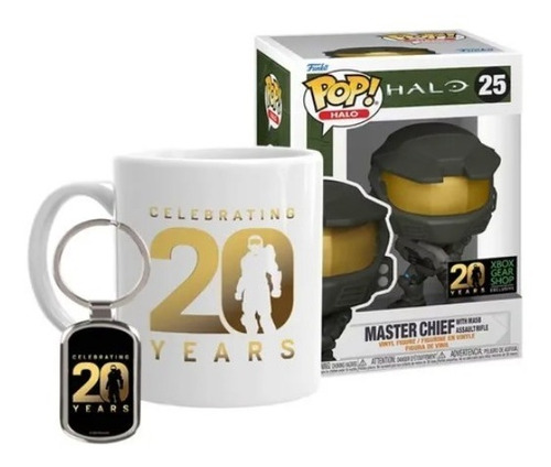 Funko Pop! Halo Master Chief 20 Aniversario  Xbox