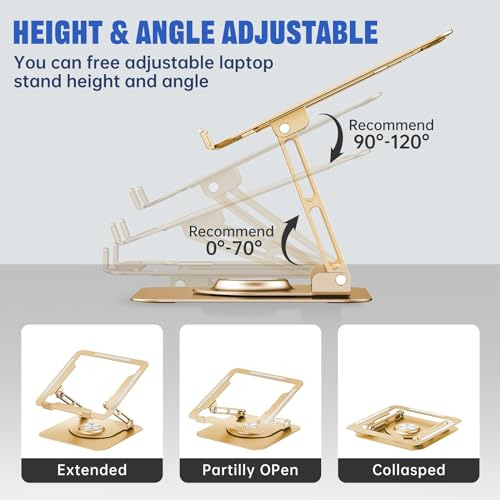 Soporte Para Laptop De Escritorio, Soporte Ajustable Para Co