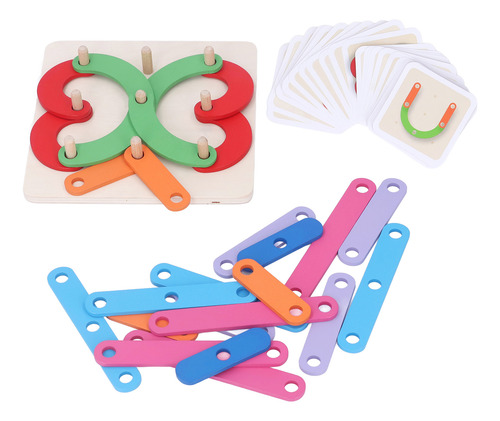 Puzzle De Bloques Apilables De Madera Para Niños