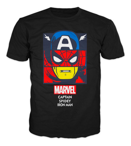 Camisetas De Capitan America Caballeros Y Niños Vengadores