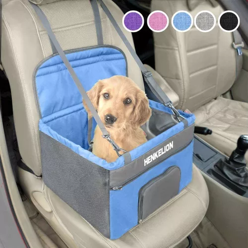 Asiento elevado de coche para perros pequeños, asiento elevado para perros  y gatos, con correas ajustables, asiento elevador para perros pequeños y