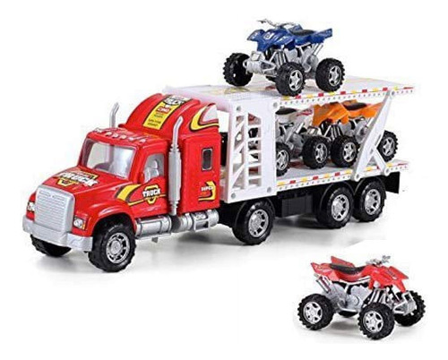 Ustoyoutlet Heroes To The Rescue Truck Hauler Con Remolque Y