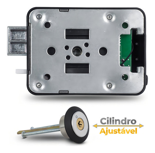 Fechadura Wifi Alexa Agl Mini Smart Rx Sensor Chaveiro Aprox