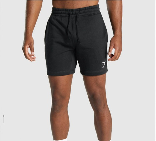 Gymshark Crest Shorts- Black