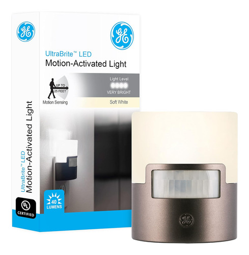 Luz Nocturna Con Sensor De Movimiento Ge Led, Enchufable ...