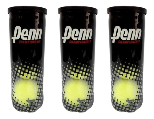 3 Tubos Pelotas Tenis Penn Championship +c