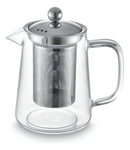 Bule Para Chá Oxford Em Vidro Com Infusor Em Inox 700ml