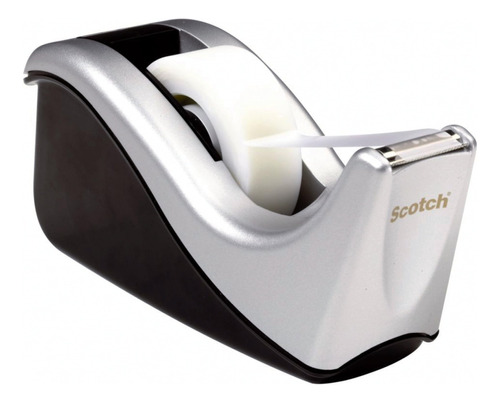 Dispensador De Cinta Adhesiva Scotch Silvertech De Computad.