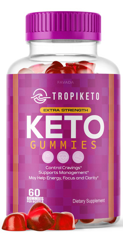 1 Paquete  Tropiketo Acv Gummies Advanced, Tropi Keto Gummi