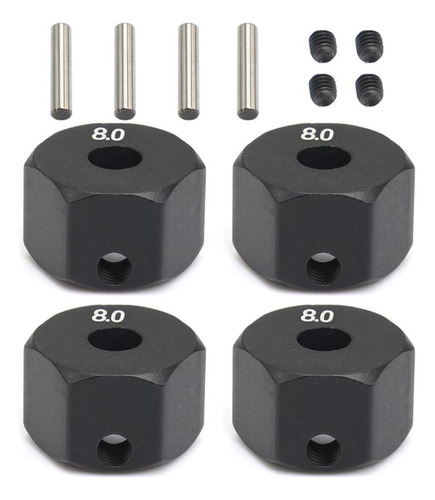 Cubo Hexagonal De Rueda De 12 Mm Para 1/10 Rc Crawler Axial