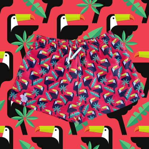 Imagen 2 de 6 de Traje De Baño Hombre Tucan Pecora Short Malla