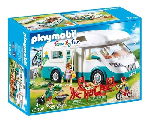Playmobil Caravana De Verano Family Fun Art 70088 Loonytoys