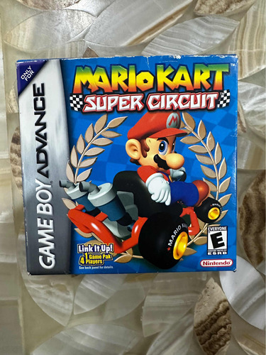 Mario Kart Circuit Game Boy Advance Gba Original Completo