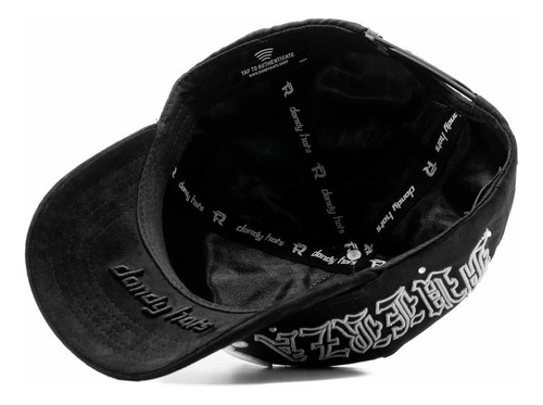 Gorra Dandy Hats X Fuerza Regida Crystals Negro/blanco Única Dandy Hats