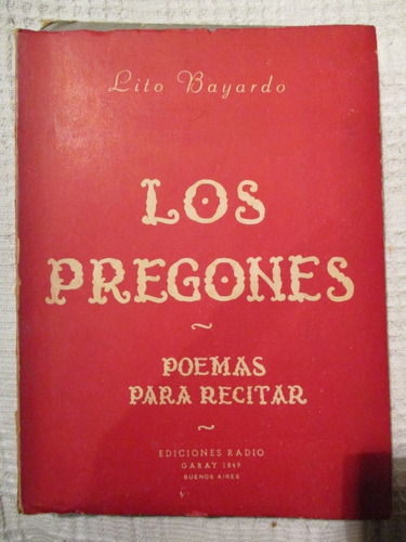 Lito Bayardo - Los Pregones. Poemas Para Recitar